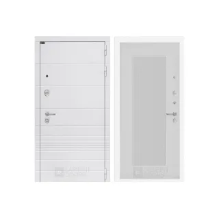 Входная дверь Трендо 30 - Белый рельеф софт